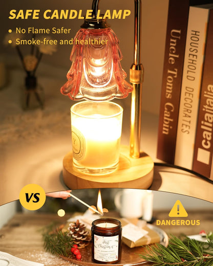 SupBri Candle Warmer Lamp with Timer, Christmas Birthday Gifts for Women