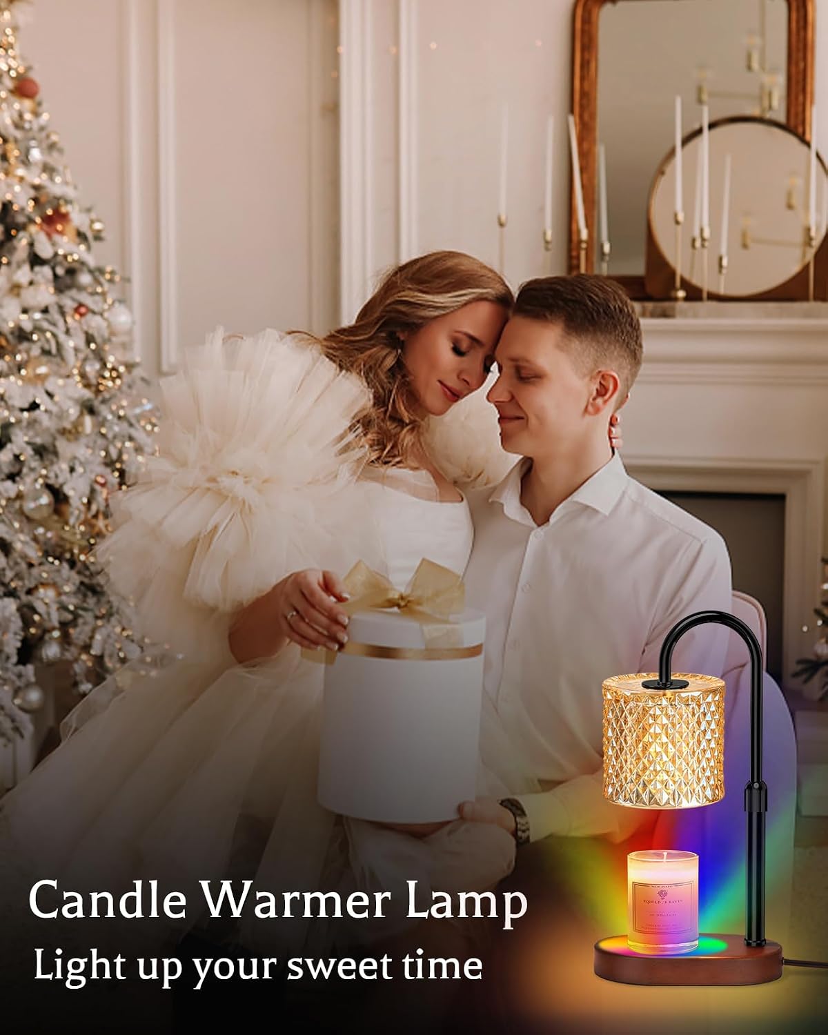 Candle Warmer Lamp with Timer Dimmer Adjustable Height for New Home Decor, Birthday Gifts for Women,Candle Warmer for Women Mom Christmas Mother's Day Gfit