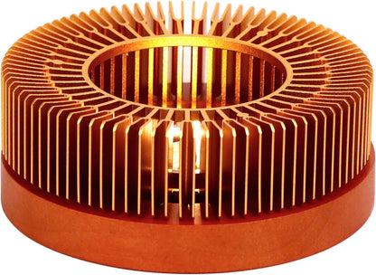 Teapot Warmer, Tea Warmer with Tealight Holder, Teapot Heater for Heating Tea, Coffee, Milk, Food, Aluminum Alloy, Rose Gold