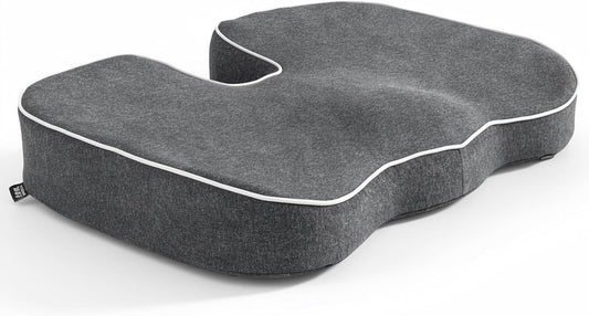 Hip Cushion Support,Everlasting Comfort,Tailbone Sciatica Relief Suitable | Breathable Material Memory Foam Core Skin-Friendly Non-Irritant Fabric Heat-Trapping Prevention Universal 46×36cm size