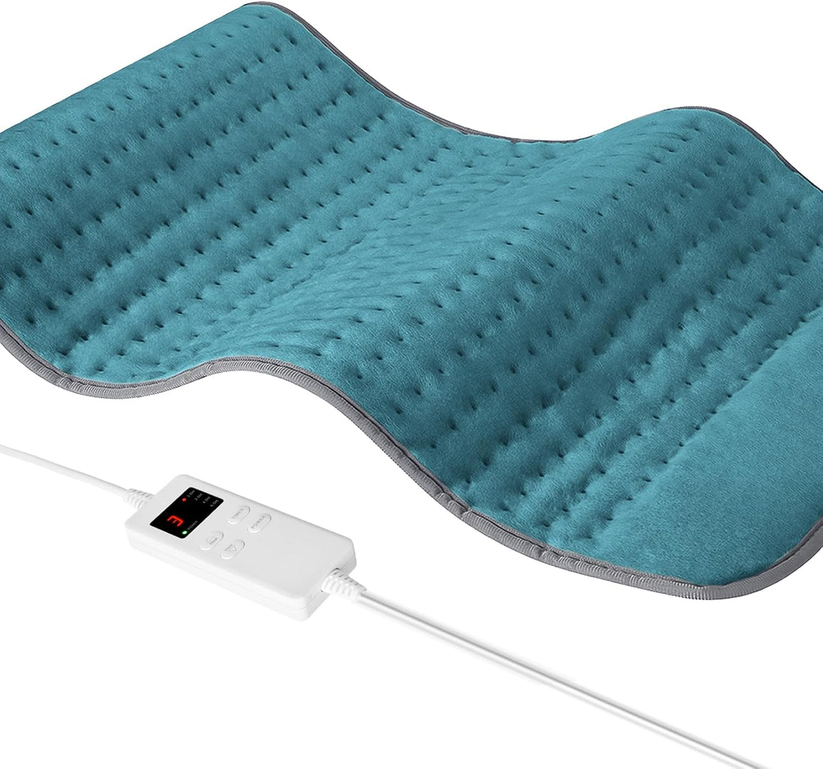 NBKLS Heating Pads for Back Neck Shoulder Pain, Electric Heating Pad Auto Shut Off, Fast Heat, Large Heating Pad Christmas Gift for Women Men, Birthday Gifts for Mom Dad (Blue)