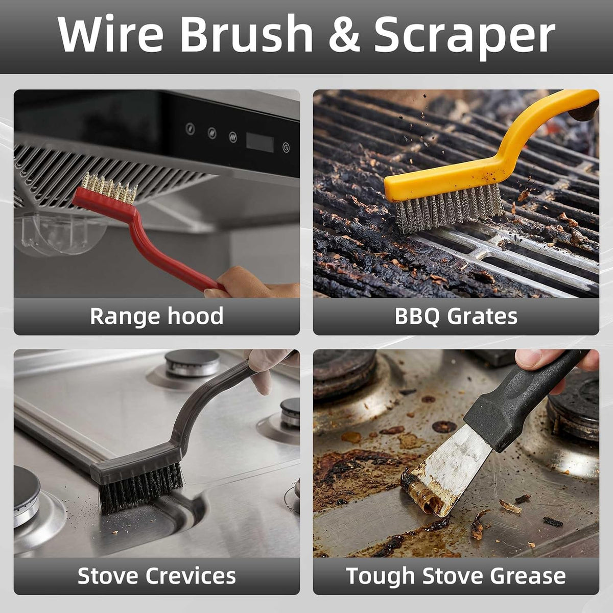 12Pcs Crevice Cleaning Brush, Multifunctional Grout Brush