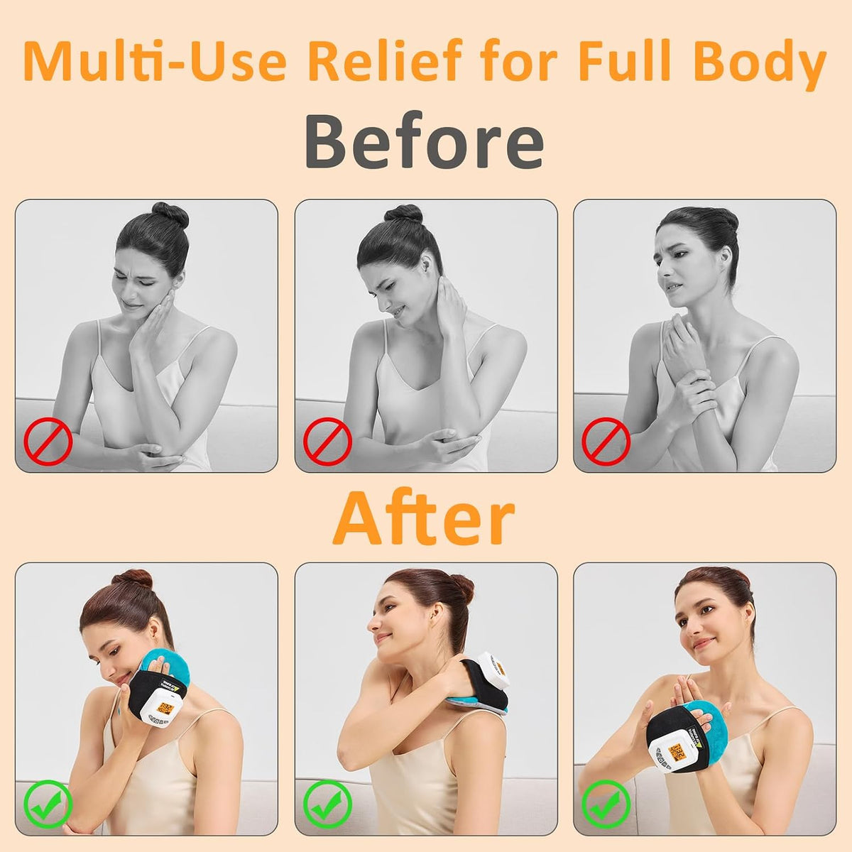 Feet Warmers, 5000mAh Rechargeable Foot &Ankle Heating Pad for Circulation