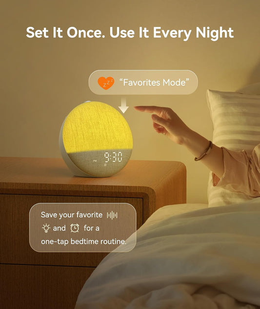 Dreamegg Sunrise 2 Sunrise Alarm Clock, Sound Machine for Sleep, 29 Sounds