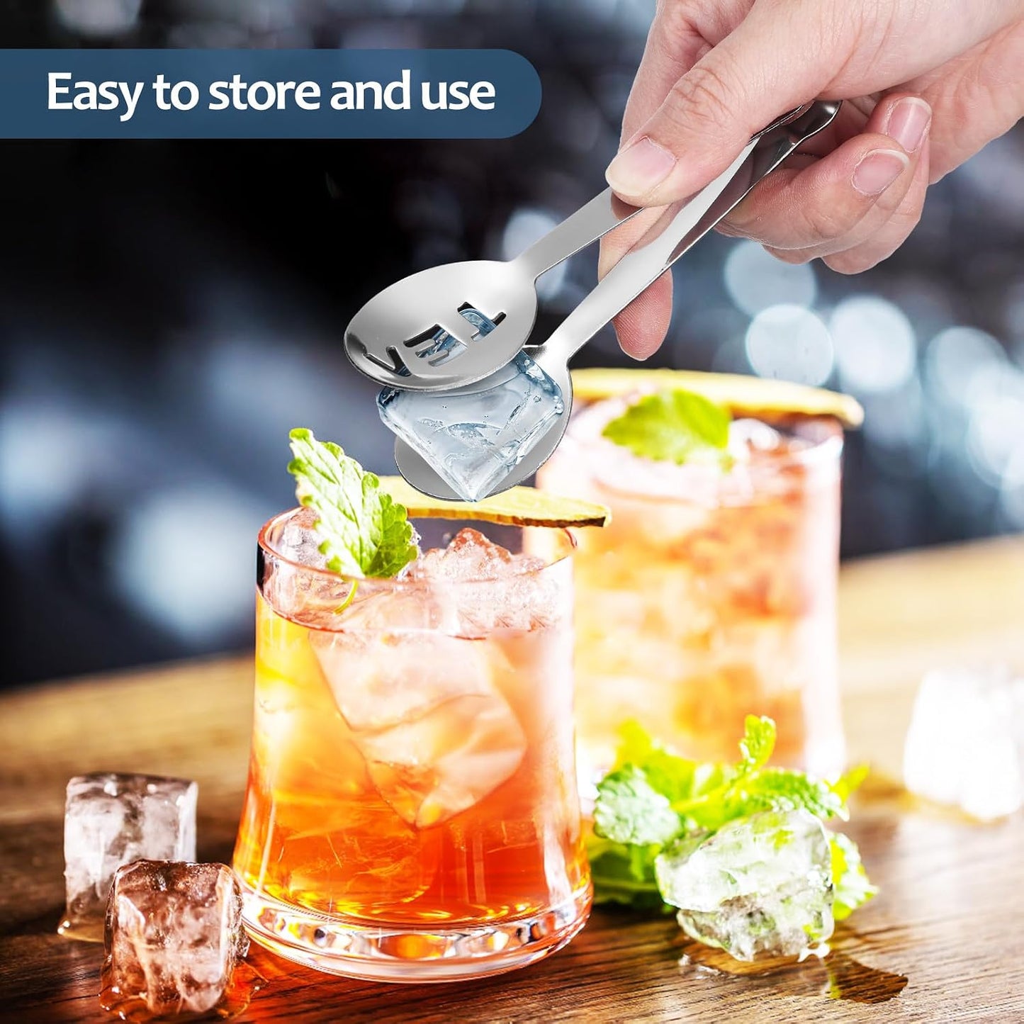 6 Pcs Stainless Steel Tea Bag Squeezer Tongs, Silver | Easy to Use, Sturdy Head Design, Holds Tea Bags Securely, Compact Kitchen Accessory for Serving and Filtering