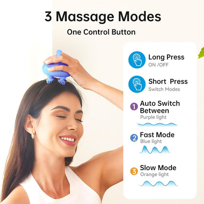 COMFIER Scalp Massager for Hair Growth, Electric Head Massager, Tangle-Free