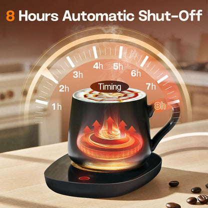 Coffee Mug Warmer for Desk with Auto Shut Off, Coffee Warmer with Auto Shut Off for Desk Office Home ((Valentines Day Coffee Gifts))