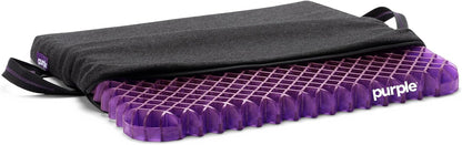 Purple Back Cushion, Lumbar Support Pillow for Office Chair, Car Seat