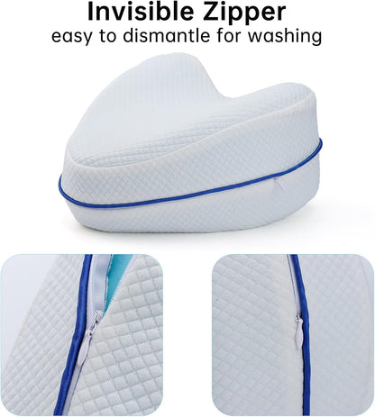 Zippered Pillow Cover Compatible with Contour Legacy Knee Pillow