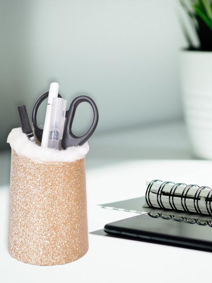 Pack of 2 Plush Lined Eyeglasses Holder Stand Case Glasses Protective Holder for Desks or Nightstands