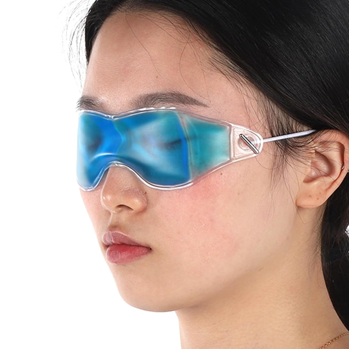 Ymiko Gel Beads Sleep Reusable Summer Ice Cooling Gel Sleeping Eye for Dark Circles and Eye Fatigue Relief