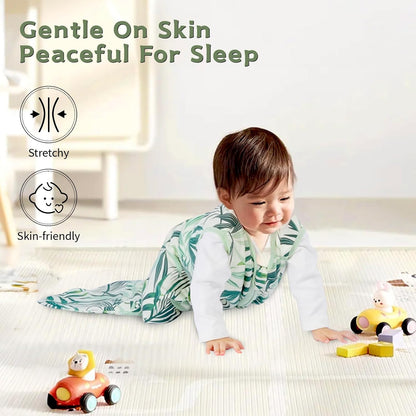 Baby Sleep Sack 0-6 Months, 100% Cotton Wearable Blanket, 0.5 Tog, 3 Pack