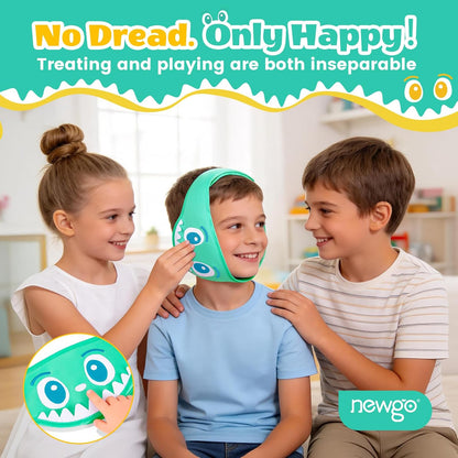 NEWGO Kids Tonsil Recovery Ice Pack, 4 Reusable Gel Packs, Green