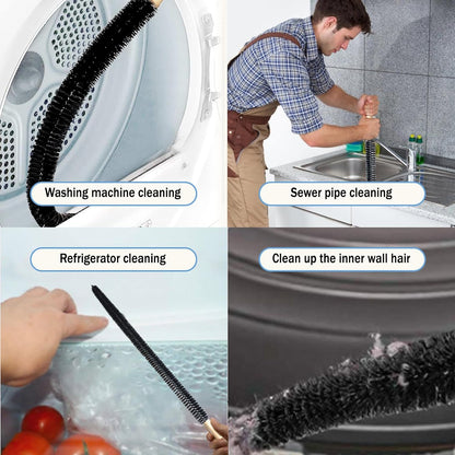 Dryer Lint Brush Vent Cleaner Kit Cleaning Long Flexible Coil Brush(30")
