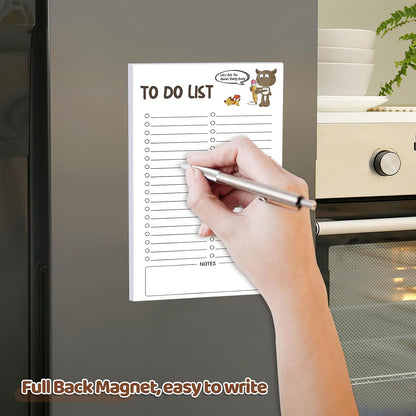 Thboxes 2 Pack Grocery List Magnet Pad for Fridge, 120 Sheets, Pen Holder | 4.5x7.5In Magnetic Grocery List Pad for Fridge, Full Back Shopping Checklist, Notepad for Kitchen, Home Office, Parents, Kids