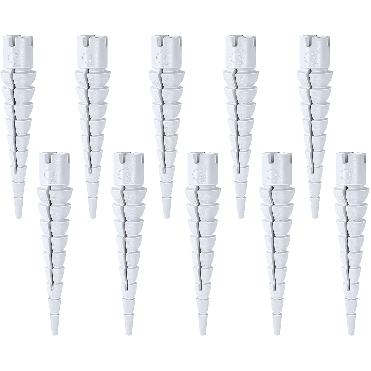 10 Pcs Wood Anchor, Fix Stripped Wood Screw Holes, Red | Fits Screws Sizes #2 to #16, Repairs Stripped Screw Holes, For Door Hinges, Cabinets and Furniture, Easy to Install