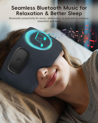 Heated Bluetooth Eye Mask for Sleep, Dry Eyes & Relaxation
