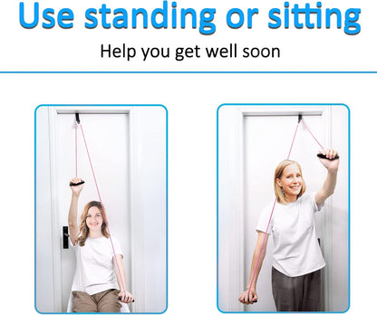 Shoulder Pulley Over The Door Physical Therapy System | Over-the-door exercise pulley designed for shoulder physical therapy exercises.