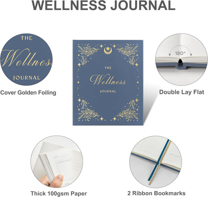 And Per Se Wellness Journal, Self Care & Daily Journal for Women, Mental Health Planner with Habit Tracker, Diet & Goals, Undated, Gift-Ready (Original Beige)