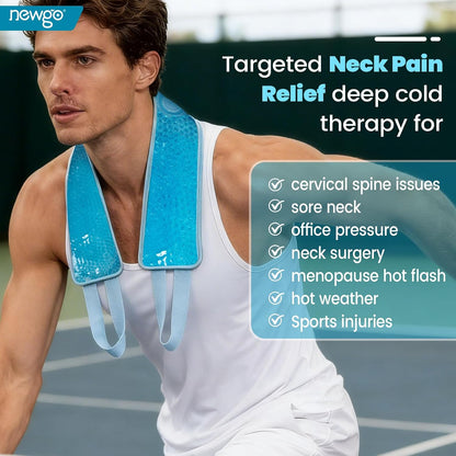 NEWGO Ice Pack for Neck Pain Relief, FSA Eligible, Blue