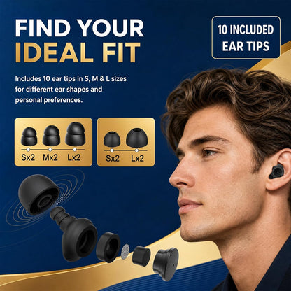 Silicone Ear Plugs for Sleeping Noise Reduction Reusable Side Sleepers