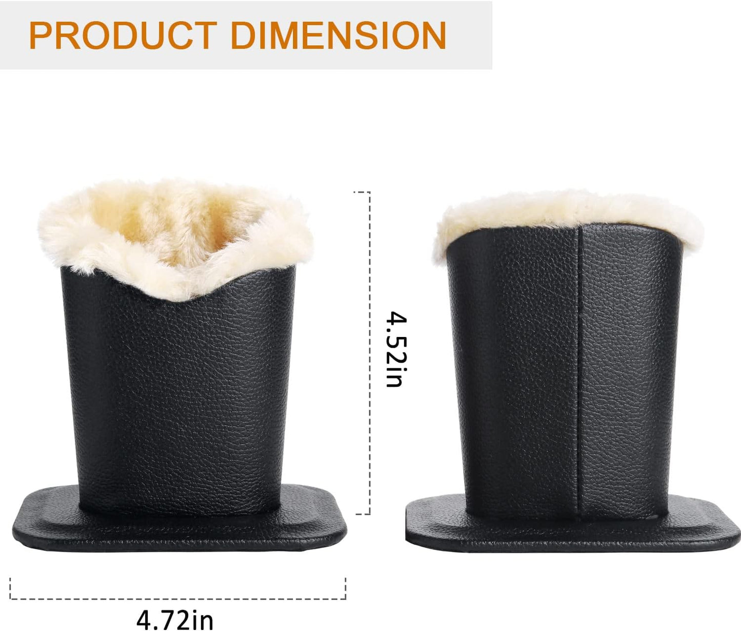Plush Lined Eyeglasses Holder,Glasses Storage Organizer for Desk, Nightstand, Office,Eyewear Display Case,2 Packs
