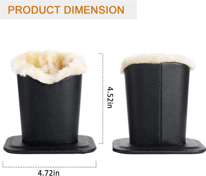 Plush Lined Eyeglasses Holder,Glasses Storage Organizer for Desk, Nightstand, Office,Eyewear Display Case,2 Packs