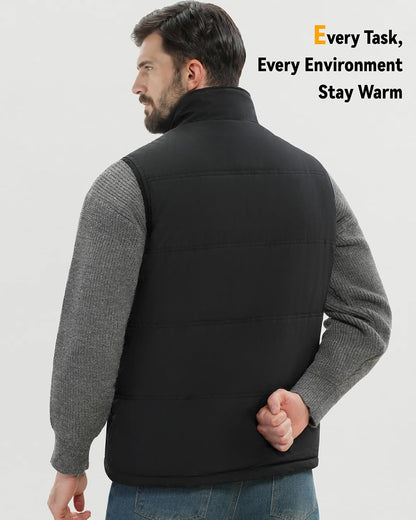Wulcea Graphene Heated Vest Fleece For Men 7.4V Fast Charge Large Capacity Battery