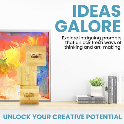 Cards for Writers, Artists, Creators - 100+ Problem Solving Inspiration Thinking Card Suggestions from Neuroscientists, Mindfulness Experts - Prompts to Overcome Mental Blocks