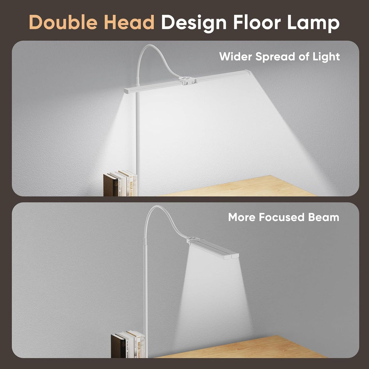 LED Floor Lamp for Living Room,Bright Reading Lamps for Office