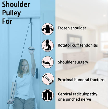 Shoulder Pulley Over The Door Physical Therapy System | Over-the-door exercise pulley designed for shoulder physical therapy exercises.