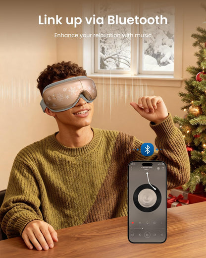 RENPHO Eyeris 1 Eye Massager with Heat, Heated Massage Eye Mask