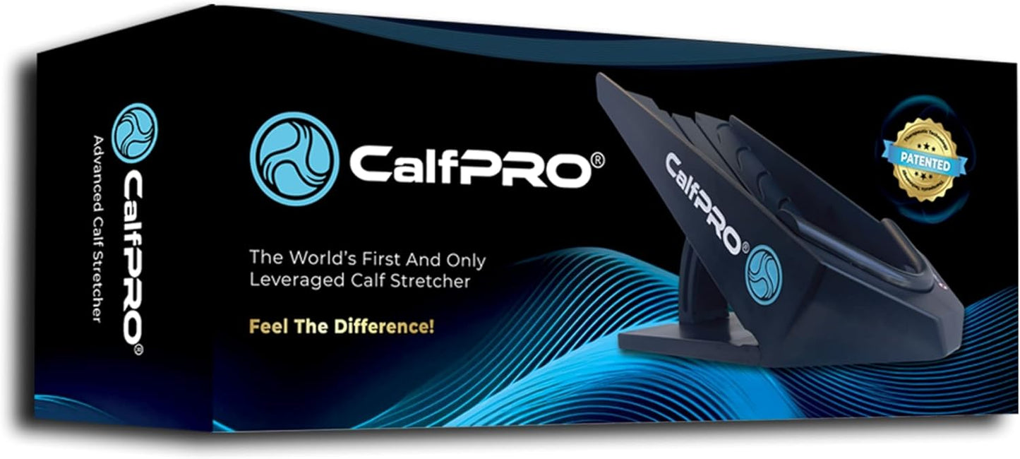 CALFPRO Slant Board for Calf Stretching - Deep Calf Stretcher for Plantar Fasciitis & Achilles Tendonitis, Feet Mobility & Heel Pain Relief, Incline Wedge for Strained Ankle - Foot Rocker Replacement