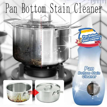 2PCS Pan Bottom Stain Cleaner, Gel Cleaner for Cookware Bottom, Kitchen Cleaner Spray Easy Off, Pot Cleaner For Bottom Of Pans, Foaming Heavy Oil Stain Cleaner, 150ml