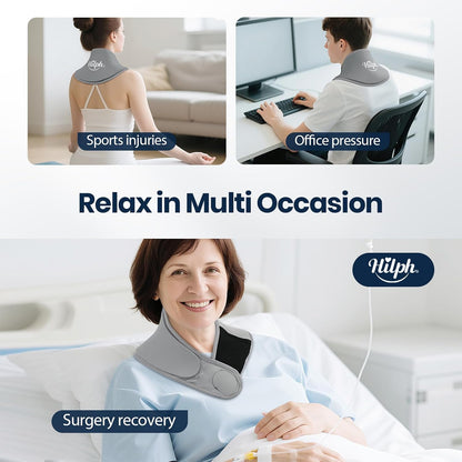 Hilph Neck Ice Pack Wrap Gel, Soft Gel Ice Pack for Cervical Neck Pain