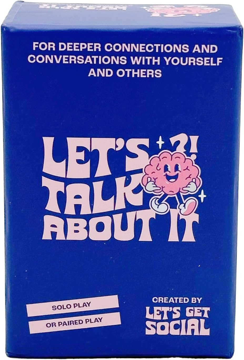 Island Dogs Let's Get Social - Let's Talk About It Card Game | Fun Party & Family Activity | Conversation Starter for Teens & Adults | 120 Cards for Meaningful Connections | 120 conversation-starter cards; family game night games, party icebreaker, and