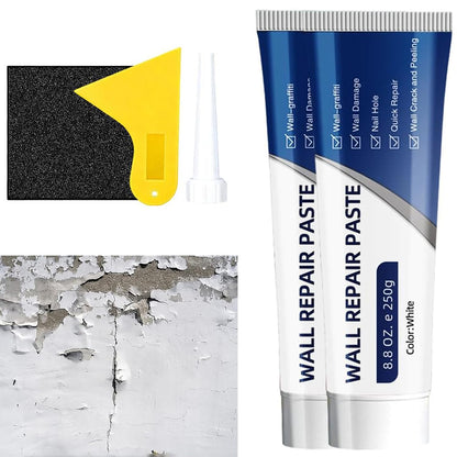 2026 New Wall Mending Agent,Drywall Patch Repair Kit with Scraper,White Spackle Wall Repair Paste Wall Repair Agent Tile Gap Filler for Holes & Cracks Nail Holes, Dents & Small Damage. (1 Pcs)