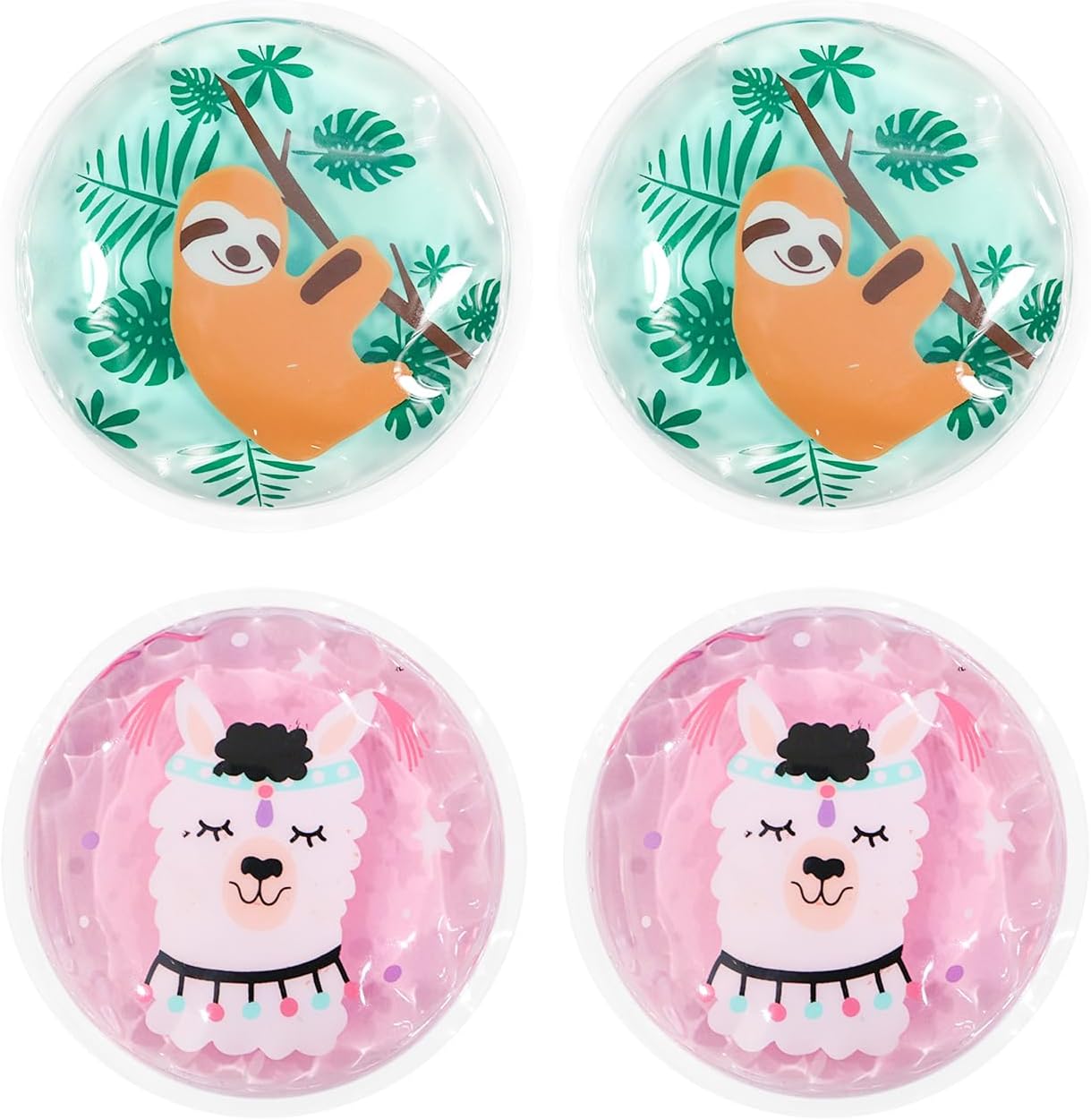 4PCS Gel Eye Ice Pack Set Reusable, Cold and Hot Compress for Eyes, Ice Pack for Eyes, Cooling Eye Pads for Eye Strain, Swelling, Redness, Dark Circles, Puffy Eyes, and Eye Recovery Surgery.