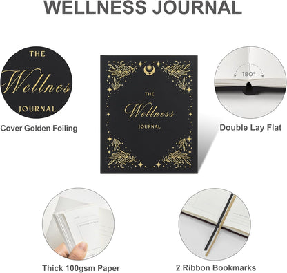 And Per Se Wellness Journal, Self Care & Daily Journal for Women, Mental Health Planner with Habit Tracker, Diet & Goals, Undated, Gift-Ready (Original Beige)