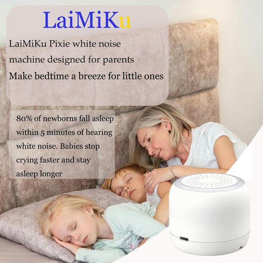 Mini Portable White Noise Machine 22 Soothing Sleep Sounds Sleep Sound Device for Newborn Baby Kids Adults Portable Rechargeable Sleep Brown Noise Machine for Travel Camping Home Office