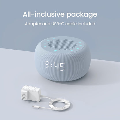Buffbee Pro 2nd Gen| Sound Machine, Alarm Clock with Bluetooth Speaker