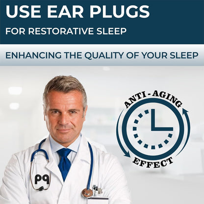 Peace&Quiet PQ Silicone Ear Plugs for Sleeping - 15 Wax Earplugs for Sleep and Swimming Ear Plugs, Soft Ear Covers for Sleeping and Water, Noise Cancelling