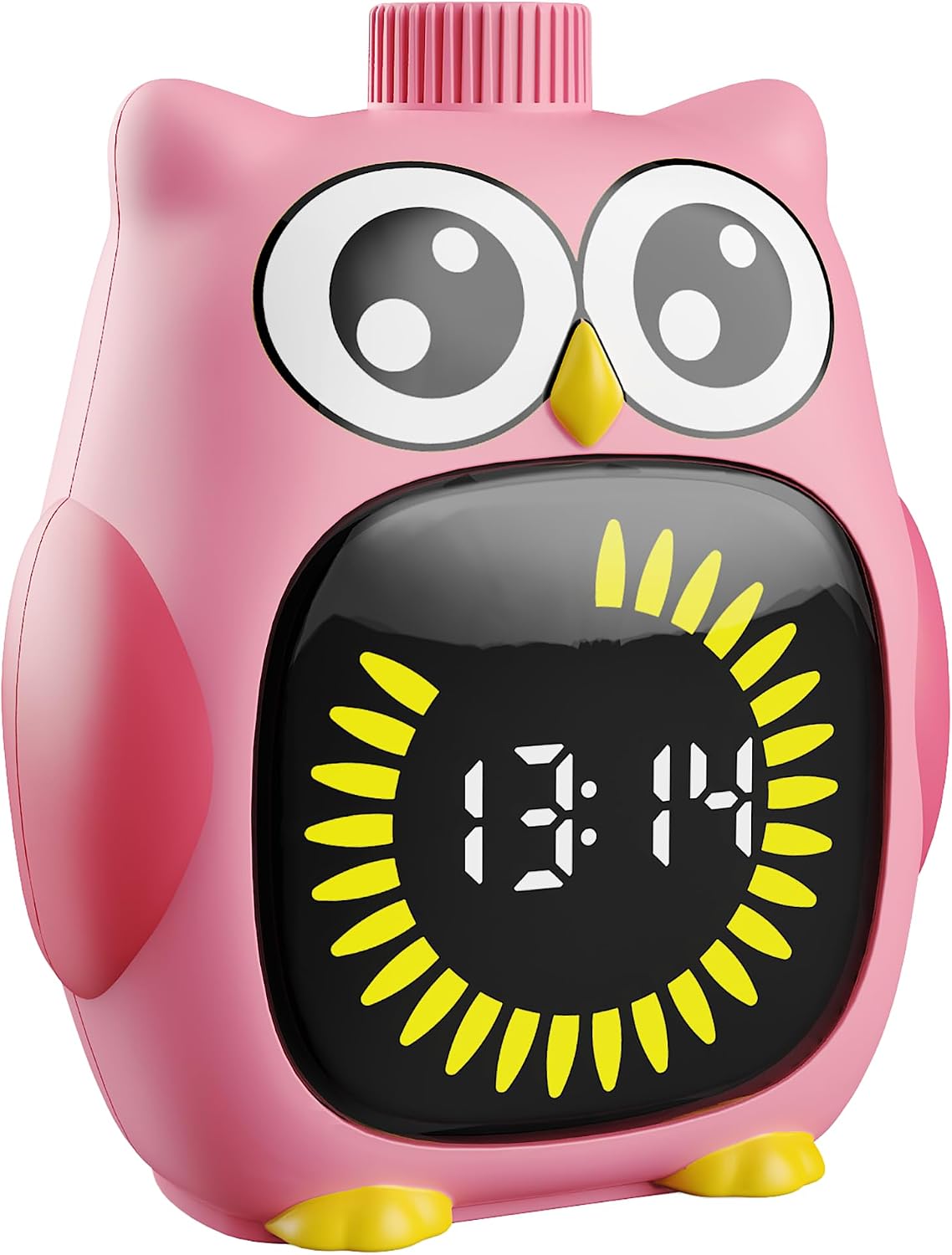 Doli Yearning Visual Timer for Kids, 99 Minute Cute Owl Digital Countdown Timer for Home School Classroom Supplies Study, Silent Time Management Tool (Green)