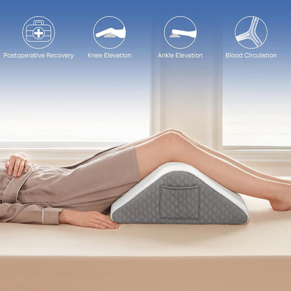Simpledad Wedge Pillow for Sleeping, Orthopedic Bed Wedge Pillow Set
