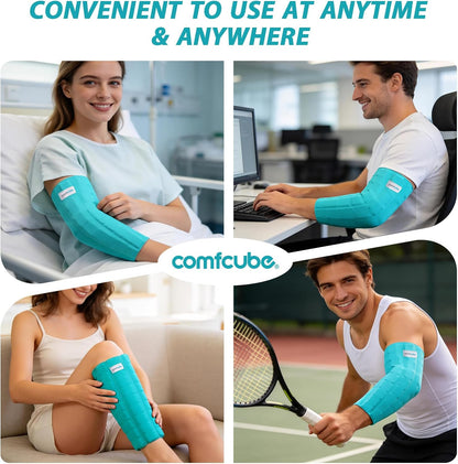 Neck Ice Pack Wrap for Cervical Pain, 2 Hours Long Lasting Cold | Ice Pack for Neck Shoulders Cooling, FSA Eligible, Flexible Cold Pack for Hot Weather, Hot Flashes, Surgery, Swelling