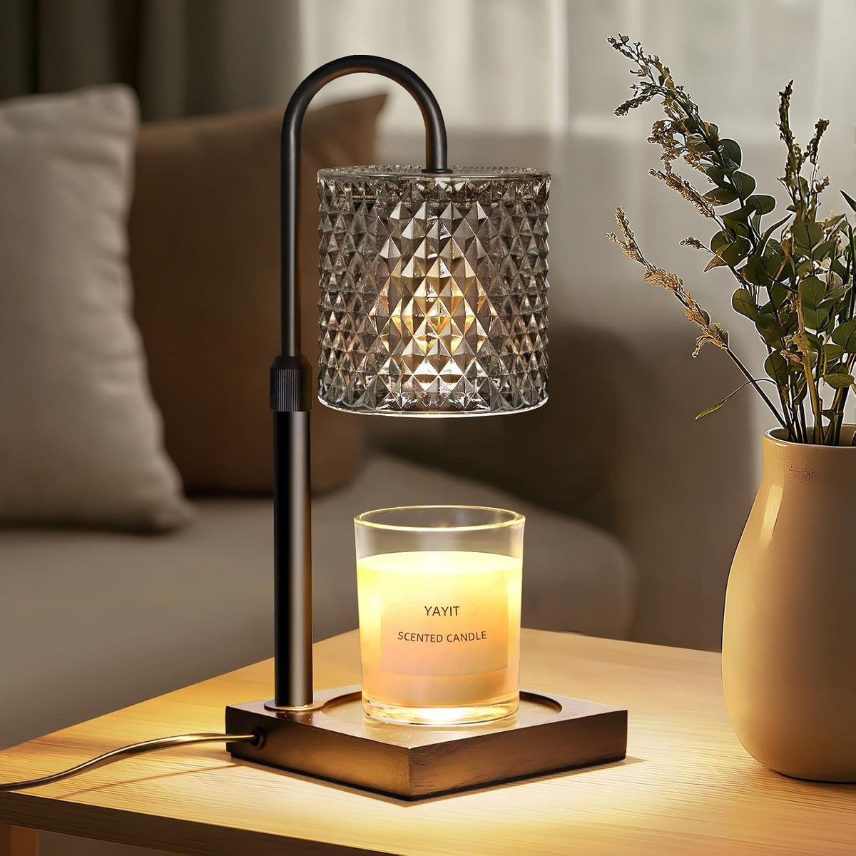 Candle Warmer Lamp with Timer Dimmer, Home Decor for Women Birthday