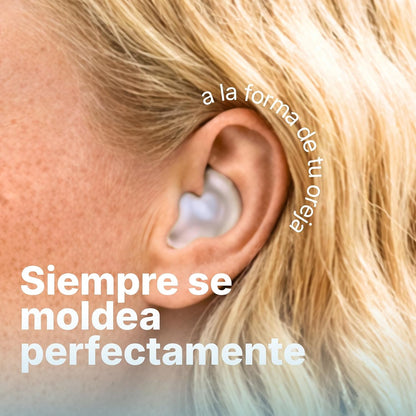 Medi Grade Silicone Ear Plugs for Sleeping, 6 Pairs, Block Out Snoring 27dB | Custom fit soft silicone ear plugs, noise reduction earplugs, moldable silicone ear plugs for nighttime to block snoring