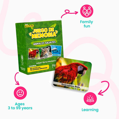 Menique Explore the World Memory Matching Game – Geography Game with 100 Photo Cards, 50 Countries, Flags & Landmarks – Travel Card Game with Educational Booklet, Ages 3+