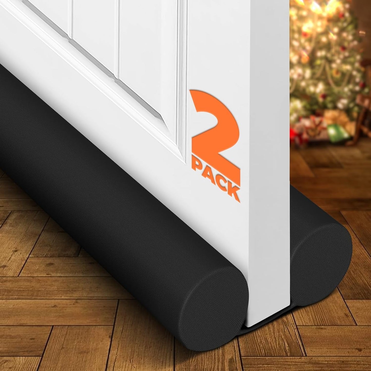 Holikme Under Door Draft Stopper Door Seal Gap Filler Weather Stripping | 36 Inch Soundproofing Noise Blocker Window Breeze Adjustable Draft Blocker for Bottom of Door Stop Light, Air, Dust, Gray