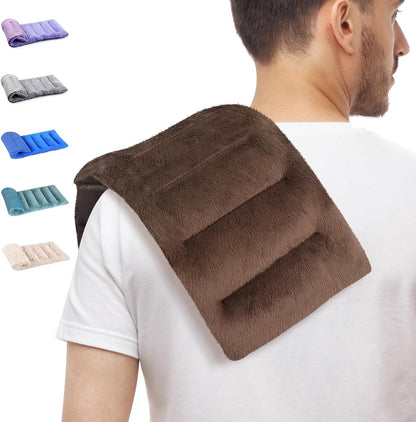 SuzziPad Microwave Heating Pad for Muscle Soreness Fatigue, 7"X16", Gray